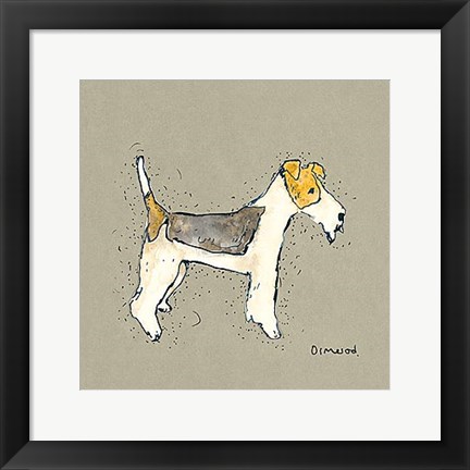 Framed Doggy Tales I Print