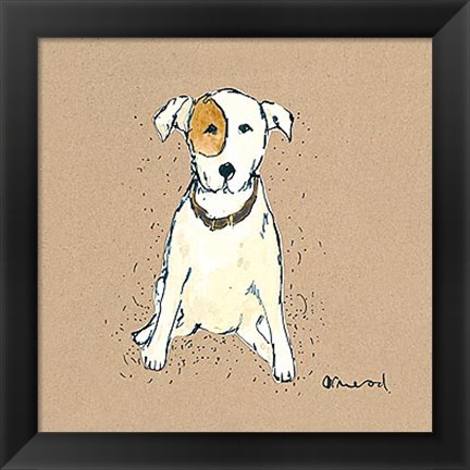 Framed Doggy Tales II Print