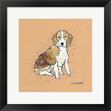 Framed Doggy Tales III Print