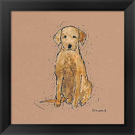 Framed Doggy Tales VI Print