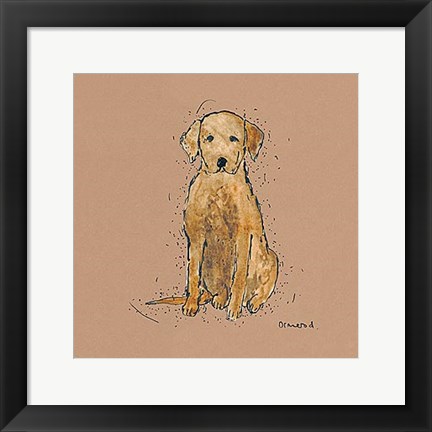 Framed Doggy Tales VI Print