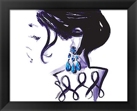 Framed Earrings Print