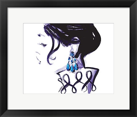 Framed Earrings Print