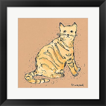 Framed Kitty Tales III Print