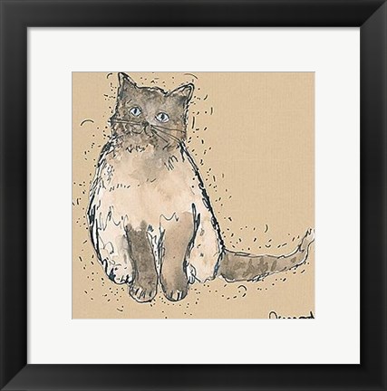 Framed Kitty Tales IV Print