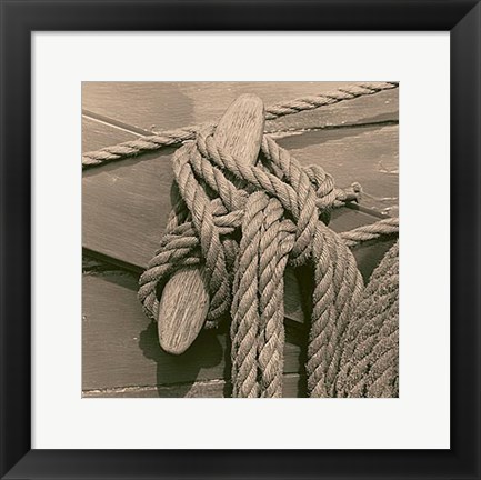 Framed Nautical Aspect IV Print