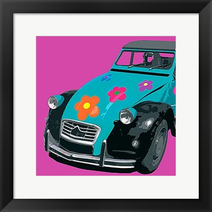 Framed Flower Power II Print