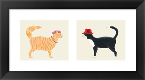 Framed Jazz Cats Print