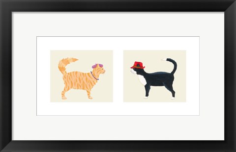 Framed Jazz Cats Print