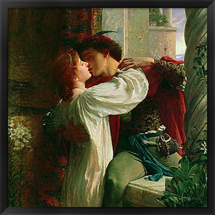 Framed Romeo And Juliet, 1884 Print