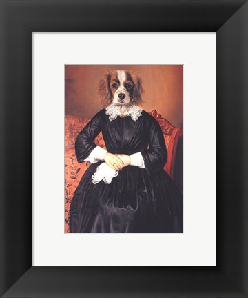 Framed Mademoiselle Print