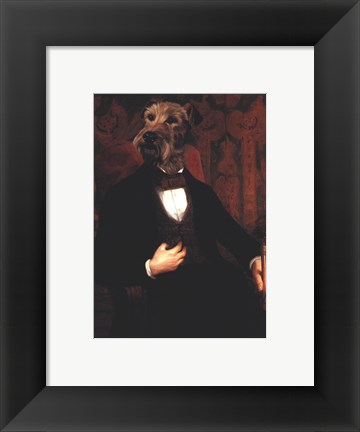 Framed Monsieur Print