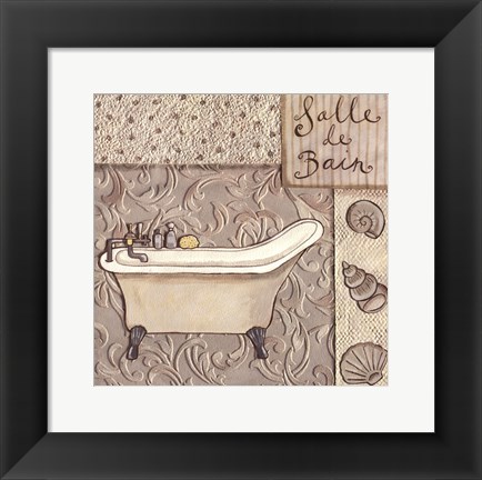 Framed Salle De Bain Print