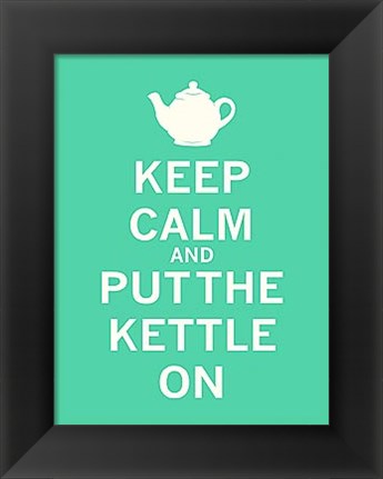 Framed Keep Calm, Mint Tea Print