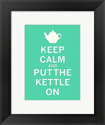 Framed Keep Calm, Mint Tea Print