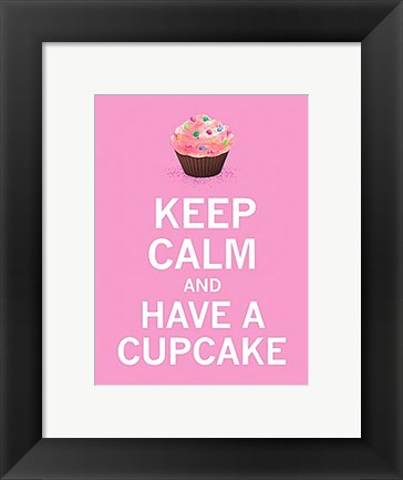 Framed Candy Cupcake Print