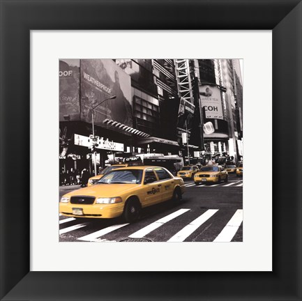 Framed City Streets II Print