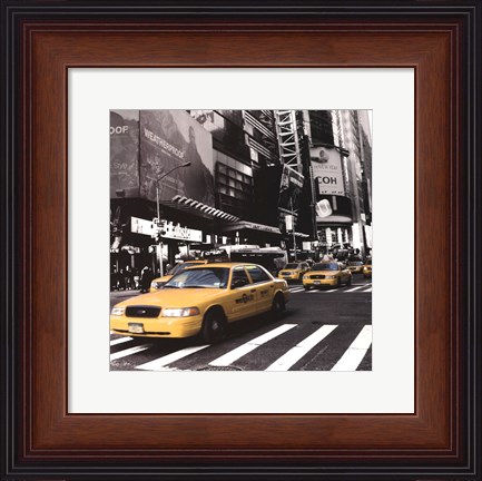 Framed City Streets II Print