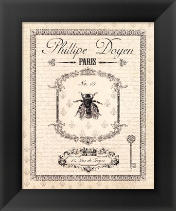 Framed Memories de Paris I Print