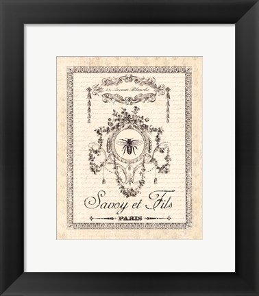 Framed Memories de Paris II Print