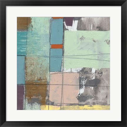 Framed Pastel City II Print