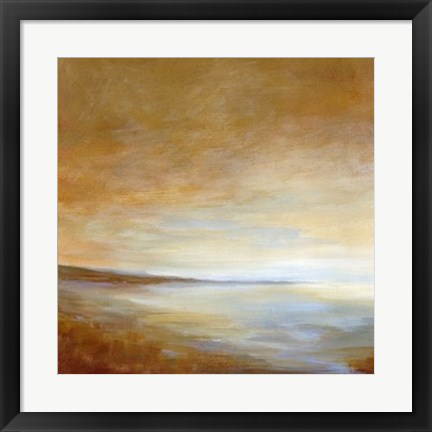 Framed Amber Light II Print