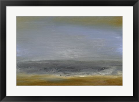 Framed Solitude Sea II Print