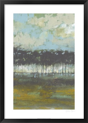 Framed Golden Field I Print