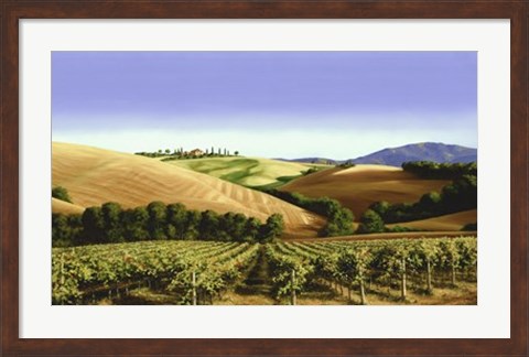 Framed Tuscan Sky Print