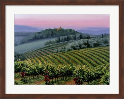 Framed Chianti Dusk Print