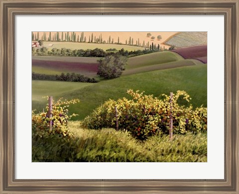 Framed Chianti Hills Print