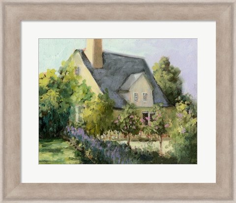 Framed Cotswold Cottage I Print