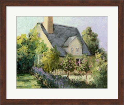 Framed Cotswold Cottage I Print