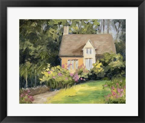 Framed Cotswold Cottage III Print