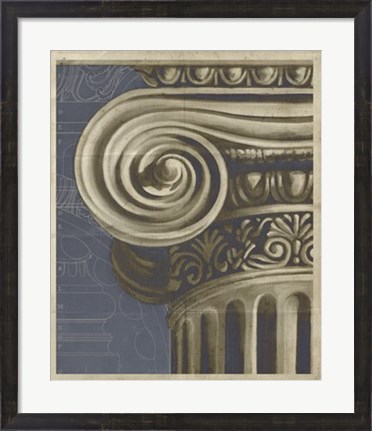 Framed Ionic Architecture II Print