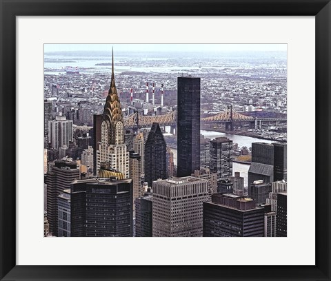 Framed Chrysler &amp; Queens Print