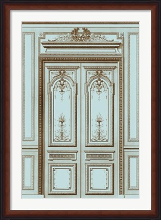 Framed French Salon Doors I Print