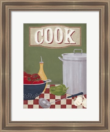 Framed Cook&#39;s Kitchen Print