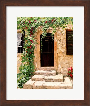 Framed Sunlit Vines Print