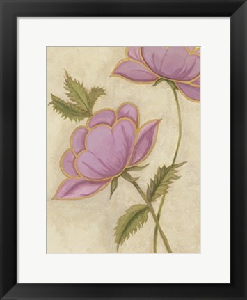 Framed Flower Medley III Print