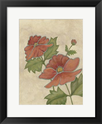 Framed Flower Medley IV Print