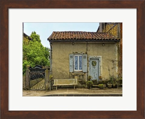 Framed Lupiac House II Print