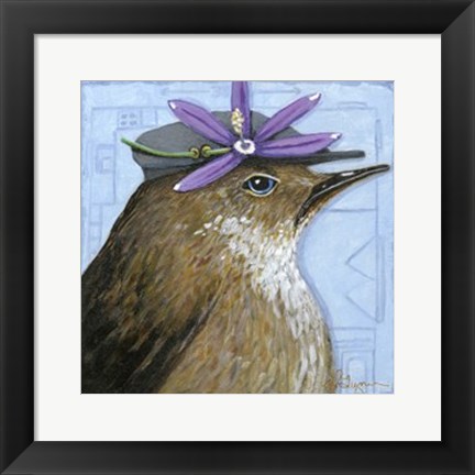 Framed You Silly Bird - Walter Print