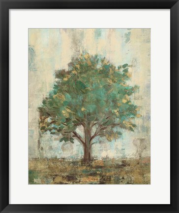 Framed Verdi Trees I Print