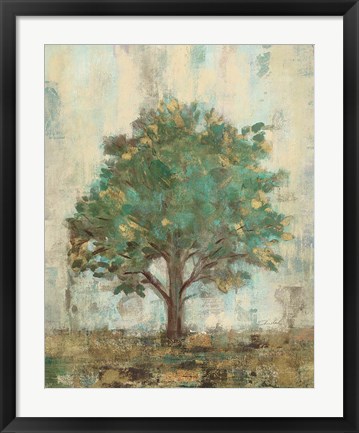 Framed Verdi Trees I Print