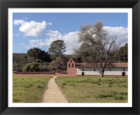 Framed La Purisima Mission, Lompoc, California Print