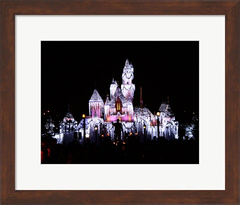 Framed Sleeping Beauty&#39;s Castle Print