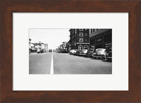 Framed Downtown Anaheim 1946 Print