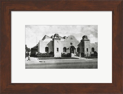 Framed Anaheim Citrus Packing House Print