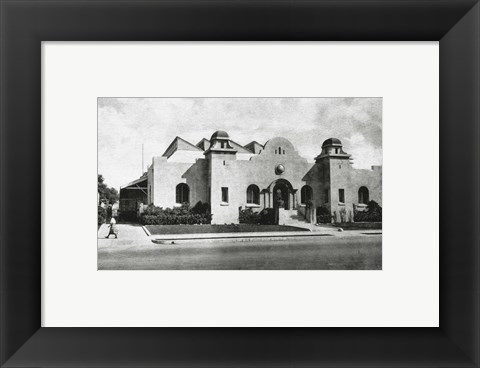 Framed Anaheim Citrus Packing House Print